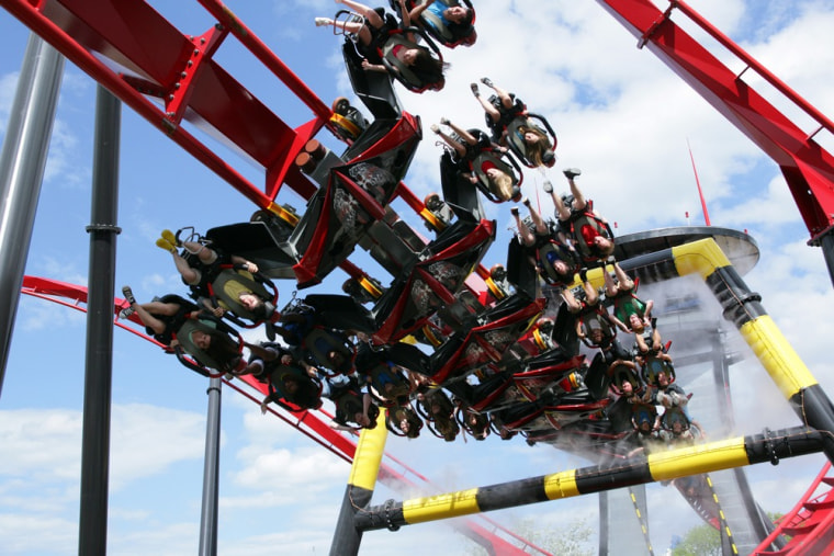 X Flight reaches 55 mph during 3,000 feet of intense drops and five inversions.